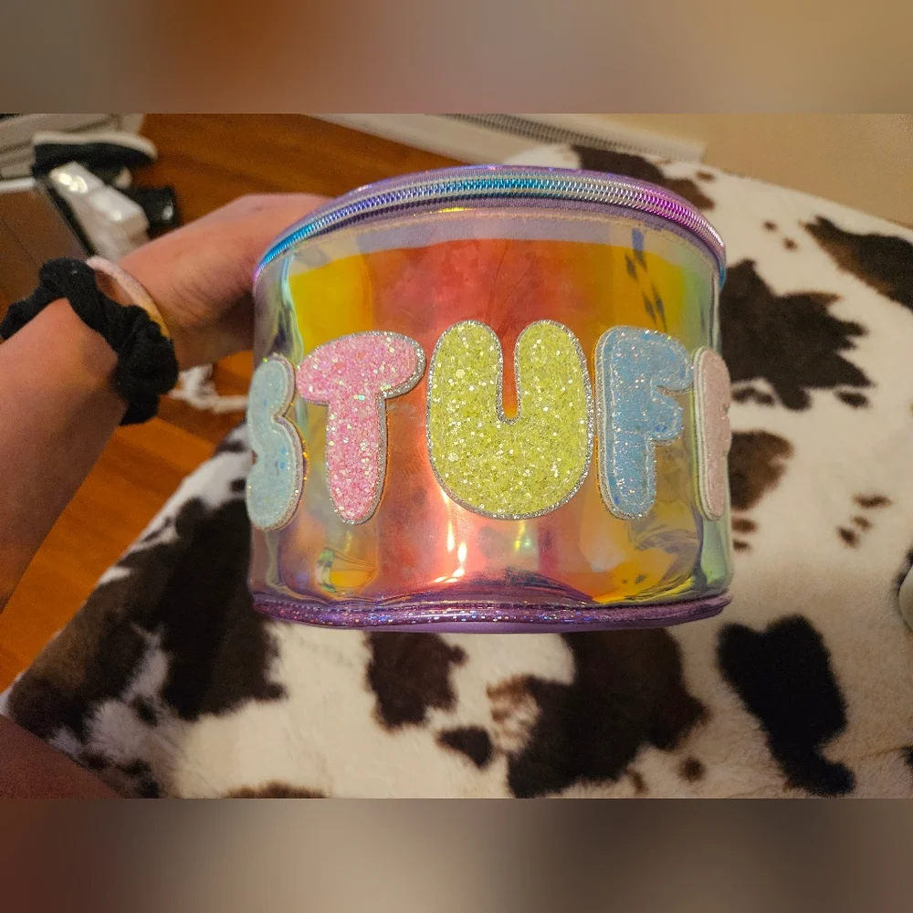 Stuff Metallic Round Glam Bag